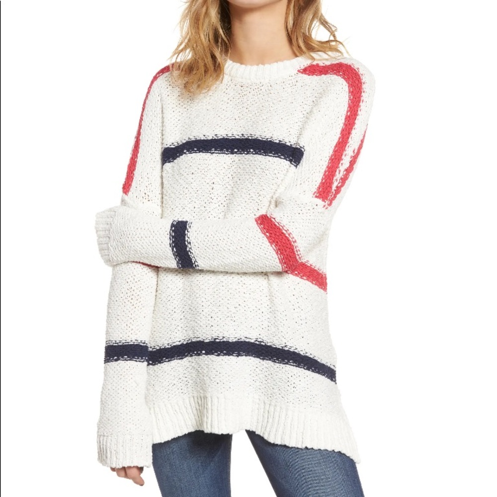 Cupcakes and Cashmere Madden Stripe Sweater